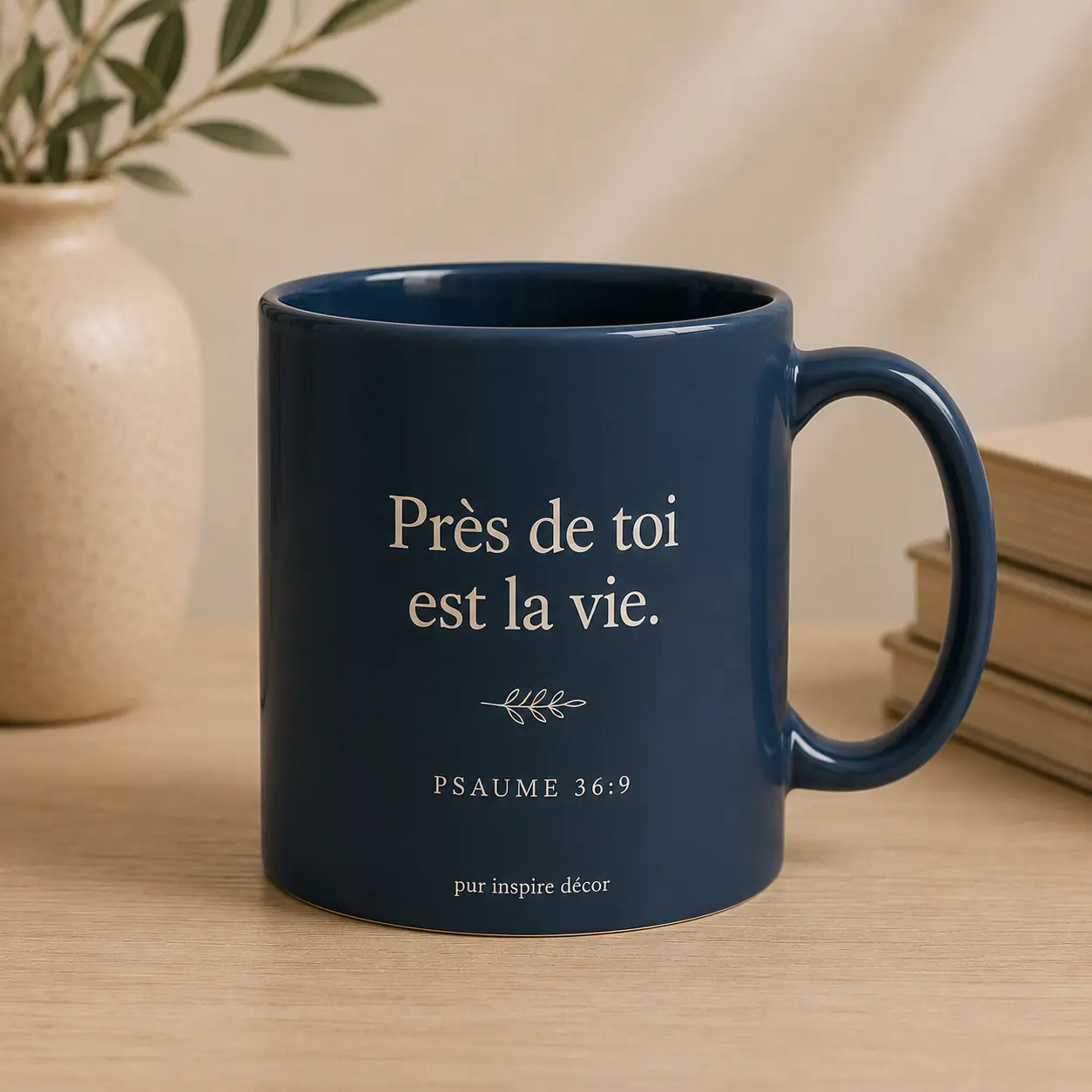 Mug « Près de toi est la vie »
