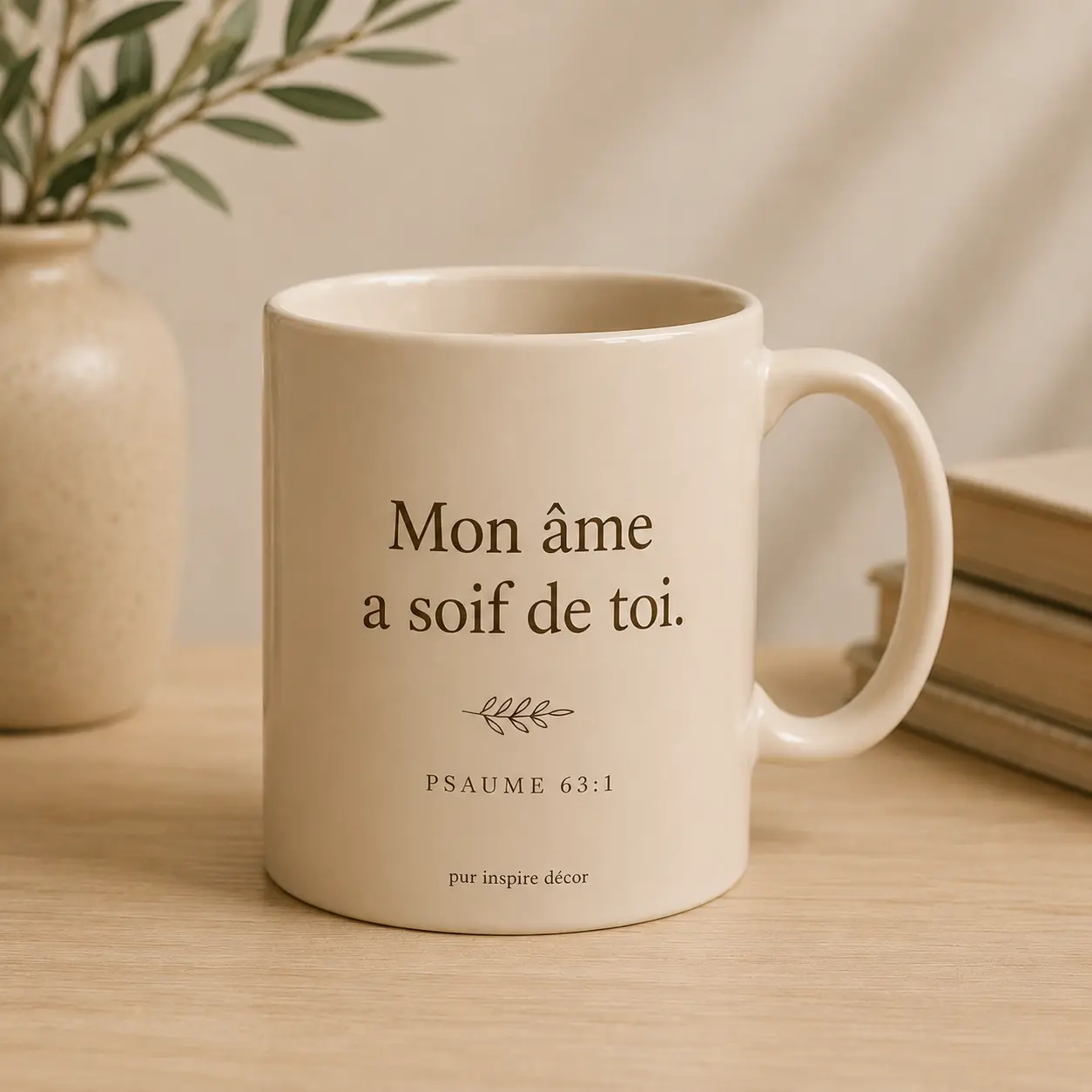 Mug « Mon âme a soif de toi »