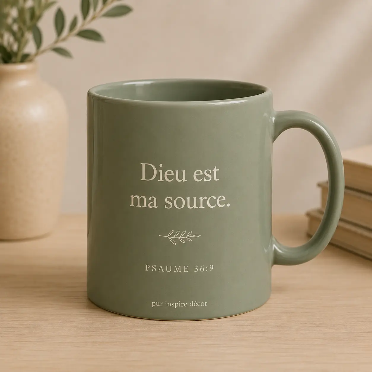 Mug « Dieu est ma source »
