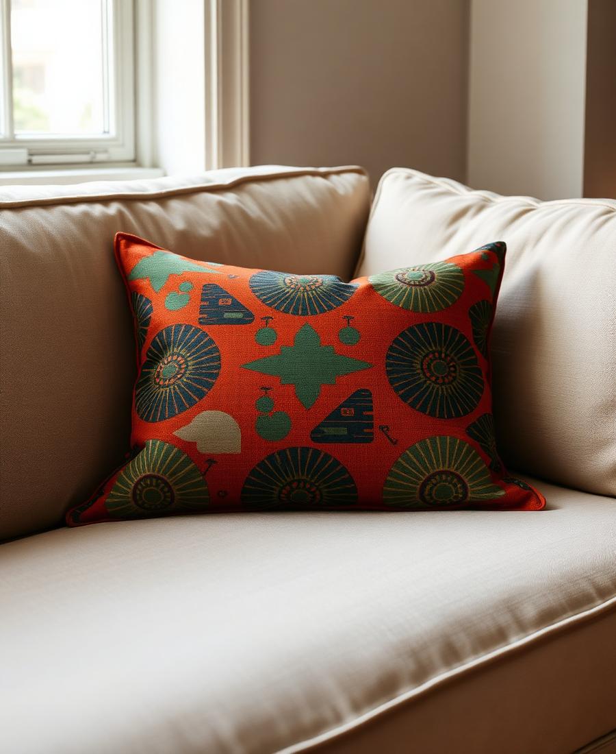 Coussin wax « Dieu est amour »